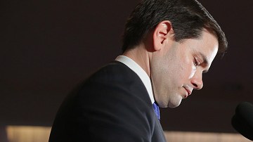 Presidential Candidate Sen. Marco Rubio (R-FL) Holds NH Primary Night Party