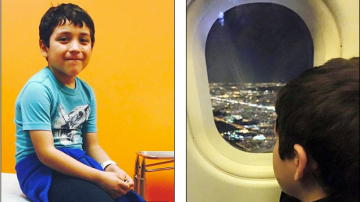 El pequeño Giovanni Alvarado sufrió una reacción alérgica al abordar un vuelo que iba rumbo a Arizona de Washington.