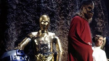 Los icónicos personajes de 'Star Wars'.