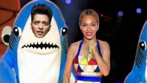 Coldplay, Beyoncé y Bruno Mars fueron las “víctimas” en esta ocasión.