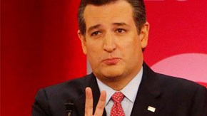 Ted Cruz y Donald Trump, precandidatos que se enfrentan en la recta final de la interna republicana.