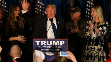 Donald Trump Holds New Hampshire Primary Night Gathering In Manchester