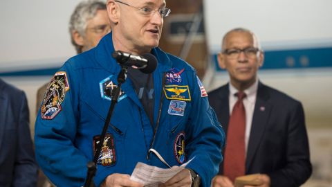 El astronauta estadounidense Scott Kelly .