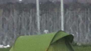 Un grupo de niños juega en el campamento provisional de Idomeni, en la frontera entre Grecia y Macedonia.