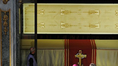 El Sudario de Turín se guarda en la catedral de esta ciudad italiana.