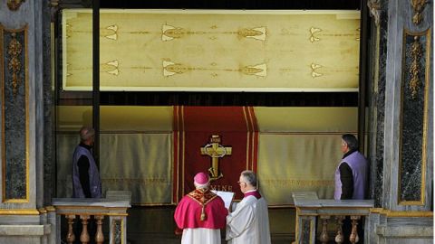 El Sudario de Turín se guarda en la catedral de esta ciudad italiana.