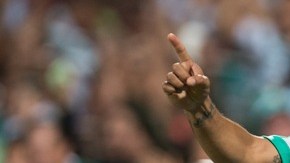 Por mucho el Santos demostró el nivel que tiene, en el Corona TSM . En la imagen Martín Bravo.