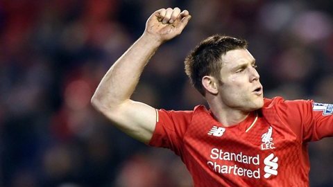 Liverpool se impone con goles de Lallana, Milner (en la foto) y Firmino.