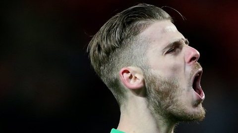 David de Gea se erigió en figura en el duelo frente al Liverpool de Europa League.