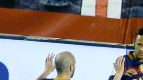 Barcelona y Messi, implacables en el campo de Vallecas.