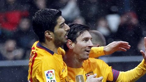 Messi, Suárez y Munir fueron los autores de los cuatro goles al Eibar.
