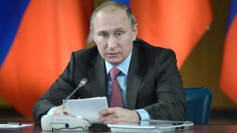 Vladimir Putin, presidente de Rusia.