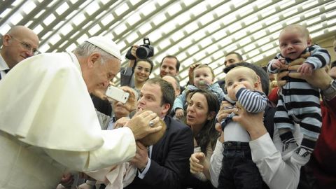 Papa Francisco en las celebraciones del inicio de Semana Santa.