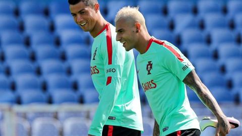 Cristiano Ronaldo y Ricardo Quaresma