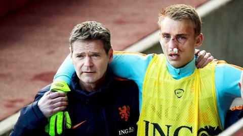 Jasper Cilessen, bañado en sangre.