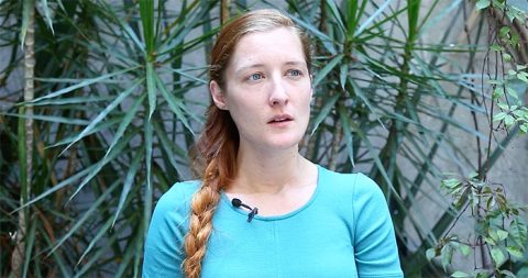 La reportera de origen estadounidense Andrea Noel