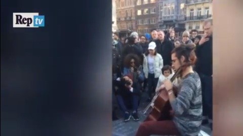 ataques bruselas musico viral