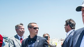 Presidential Candidate Donald Trump Tours U.S. Border In Texas