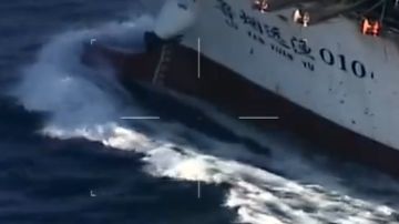 Argentina hundió a un buque chino que pescaba en sus aguas territoriales.