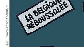 La nueva portada de la revista satírica Charlie Hebdo hace referencia a los ataques terroristas sufridos en Bruselas.