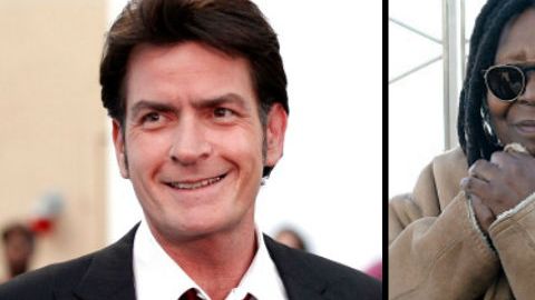Sheen declaró sentirse muy contento por poder trabajar con su amiga Whoopi.