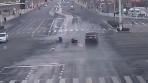 El incidente ocurrió en China.