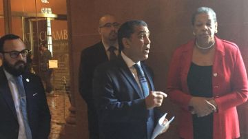 Senador estatal Adriano Espaillat y el Asambleista Francisco Moya