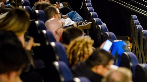 El director Alan Barillaro en una rueda de prensa sobre su nuevo cortometraje "Piper".