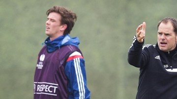 Frank de Boer, un entrenador muy intenso.