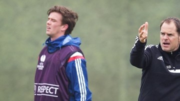 Frank de Boer, un entrenador muy intenso.