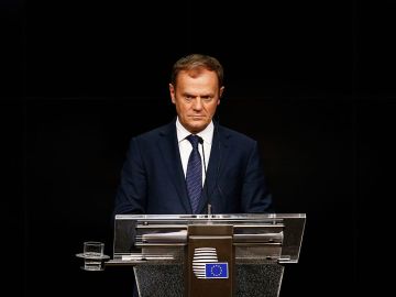 Donald Tusk, presidente del Consejo Europeo, celebró el acuerdo migratorio con Turquía para combatir la crisis actual.