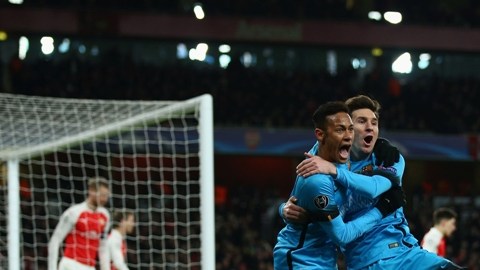 El 'tridente' blaugrana buscará terminar el trabajo ante el Arsenal en el Camp Nou.