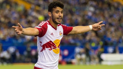 Felipe consiguió un doblete en los últimos partidos del juego para la voltereta 4-3 de Red Bulls sobre Dynamo. Getty Images