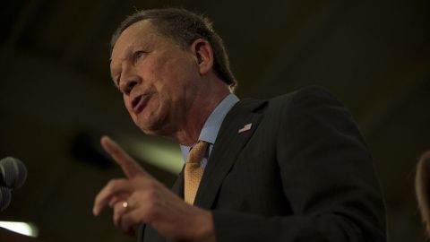 John Kasich ganó solo las primarias republicanas de Ohio.