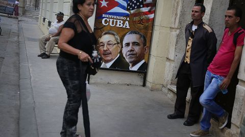 La Habana recibió al presidente Barack Obama. Foto: Getty