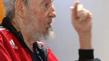 Fidel comentó que "se supone que cada uno de nosotros corría el riesgo de un infarto" al escuchar las almibaradas palabras de Obama.