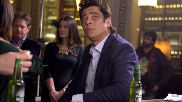 Benicio del Toro grabó los comerciales el diciembre pasado en Barcelona.
