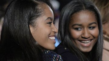 La foto demuestra la complicidad que existe entre las hermanas Obama.