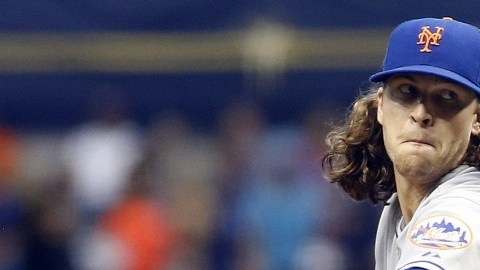 Jacob deGrom, brazo de los Mets.