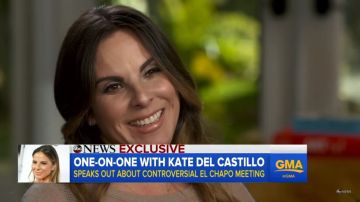 Kate del Castillo en entrevista con Diane Sawyer.