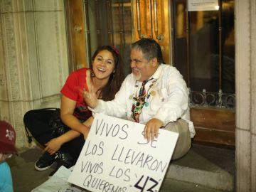 El activista mexicano Leobardo Santillán
