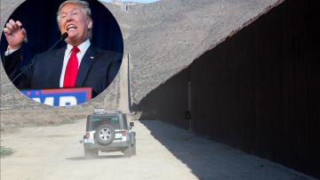 Donald Trump insiste en um muro en la frontera sur, que México debe pagar.