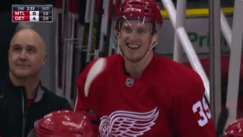 Anthony Mantha es nieto de un exjugador de hockey, Andre Pronovost.