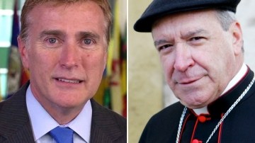 James Wally Webster (i) y Nicolás de Jesús López Rodríguez (d).