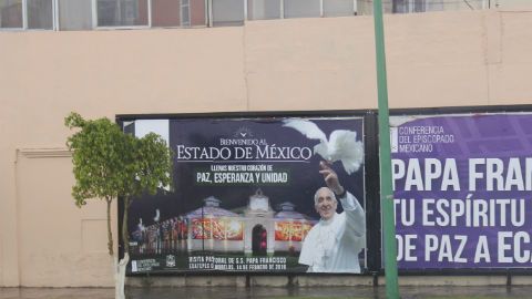 os encharcamientos fueron los primeros en hacer su aparición tras la visita del Pontífice.