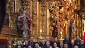 El Papa Francisco sostuvo una reunión con obispos mexicanos en la Catedral Metropolitana el pasado 13 de febrero.
