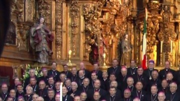 El Papa Francisco sostuvo una reunión con obispos mexicanos en la Catedral Metropolitana el pasado 13 de febrero.