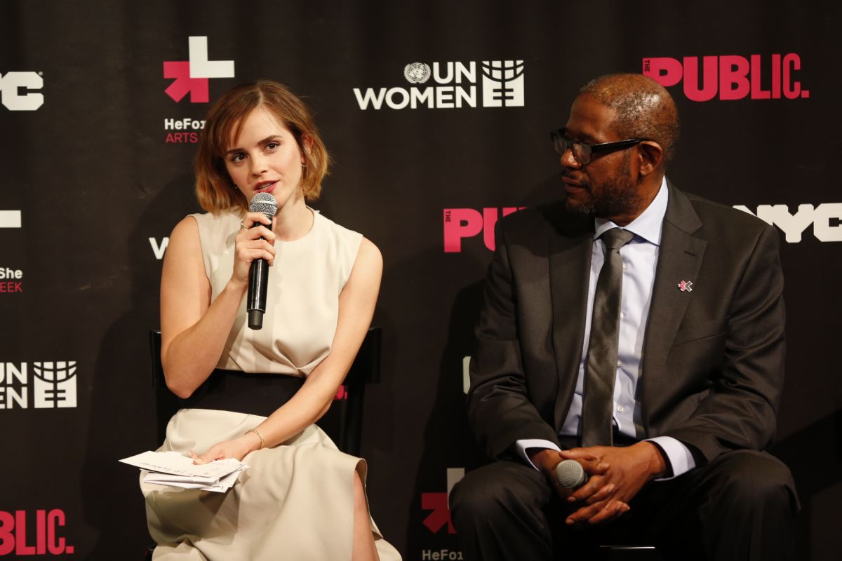 Emma Watson y Forest Whitakel tienen una conocida trayectoria de activistas y de defensores de la igualdad de género.