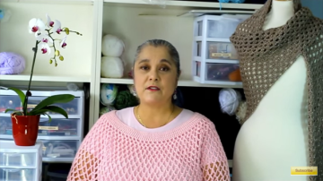 Yolanda Soto Lopez te enseña tejer con sus videos en YouTube.