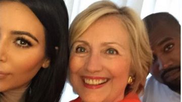 La "power couple" formada por Kim Kardashian y Kanye West han declarado públicamente su apoyo a Hillary.
